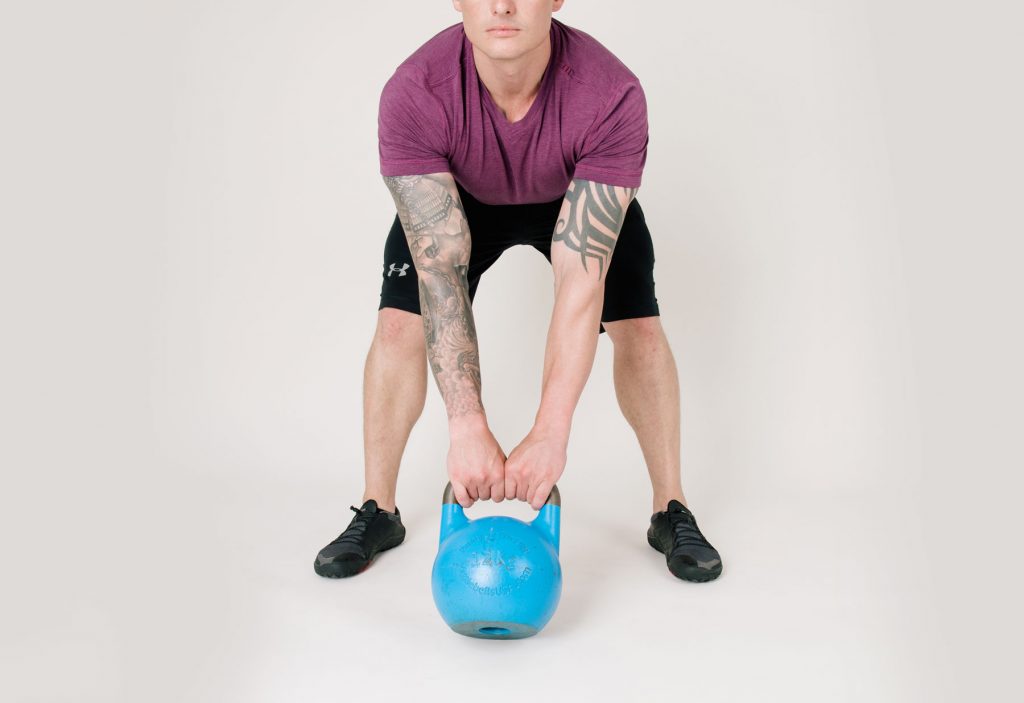 Grabbing the Kettlebell