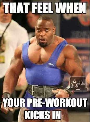 your pre workout