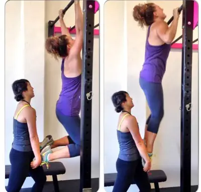 Partner Assisted Pull Ups Partner Assisted Pull Ups