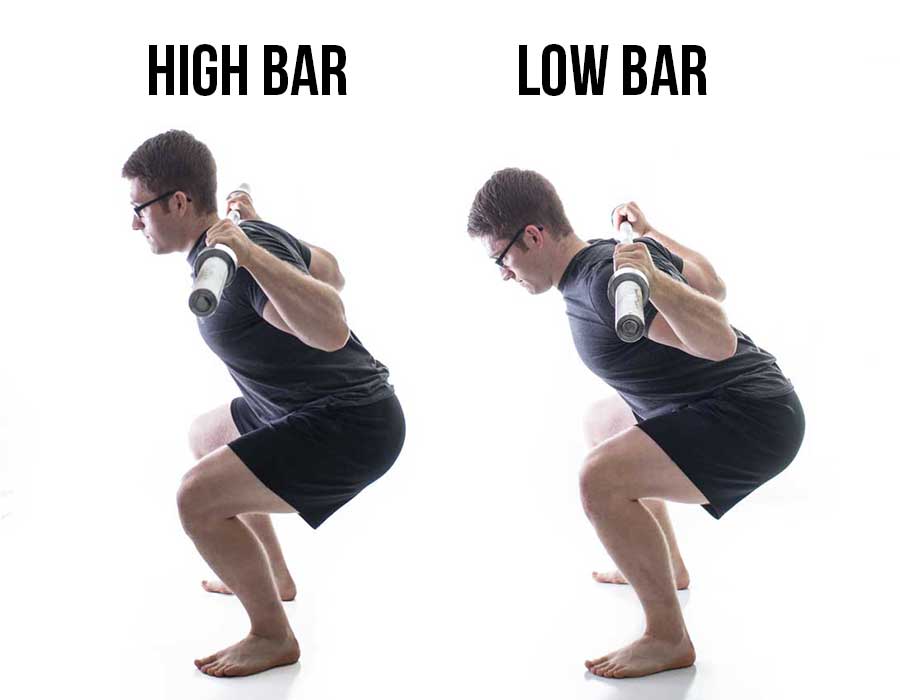 Low bar vs. High Bar Squats