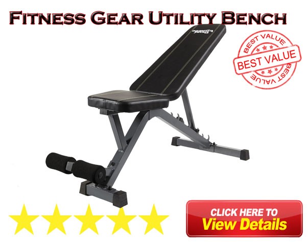 Fitness Gear Utility Bench Review August 2018 Fitness Gear Pro Utility Bench Pro Core Bench