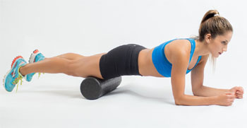 Quadriceps Foam Roller Massage