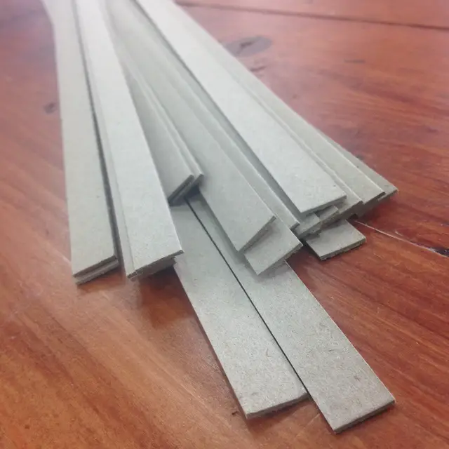 cardboard strips