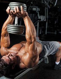 chest workout with dumbbells