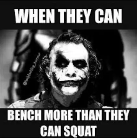 bench more than they squat