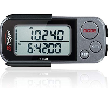 Realalt 3-D Tri-Sport Walking Pedometer