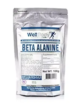 image of WellBodyNaturals 100% Pure Beta Alanine Powder