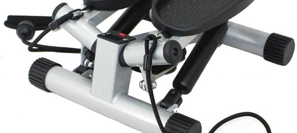 Indoor Aerobic Training Fitness Equipment,Black Compact Stovepipe Training Machine AIISHY Mini Home Ski Stepper 