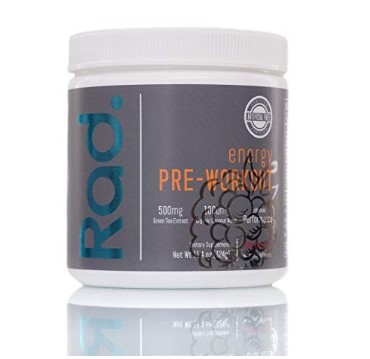 image of RAD Natural Pre Workout Powder