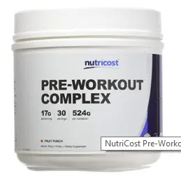 image of NutriCost Pre-Workout suuplement