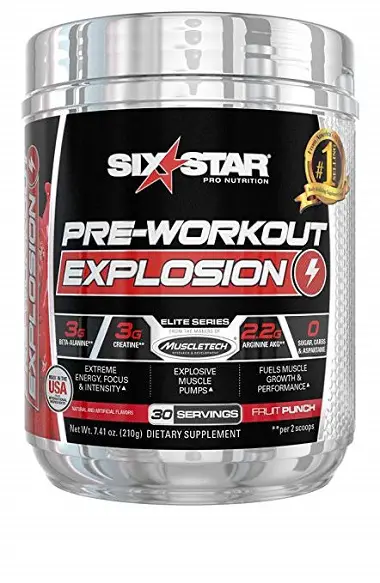 Six Star Pre Workout Explosion