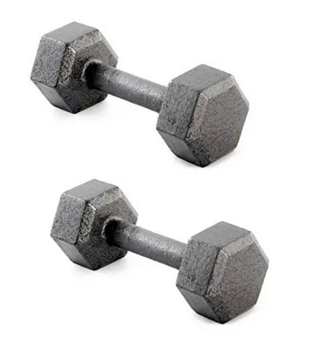 Cast Iron Hex Dumbbell