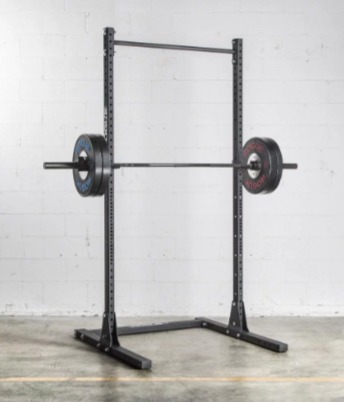 The Rogue S-2 Squat Stand is compact and affordable.
