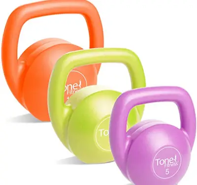 Tone Fitness Vinyl Kettlebell