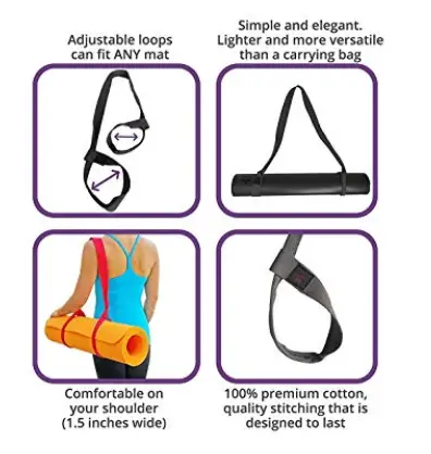 Clever Yoga Mat Strap/Carry Strap