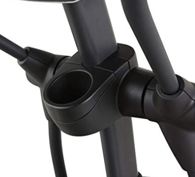 The ProForm Endurance 520 E elliptical features a central accessory holder.