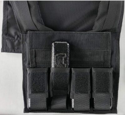 Box 45lb Weighted Vest is easy to adjust