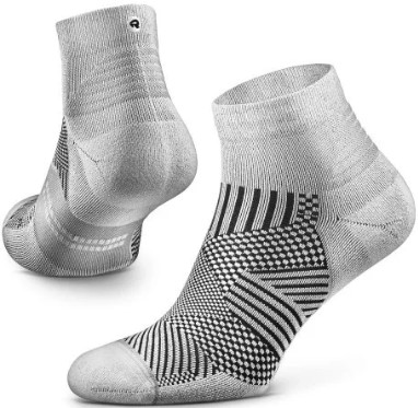 Flare Quarter Running Socks