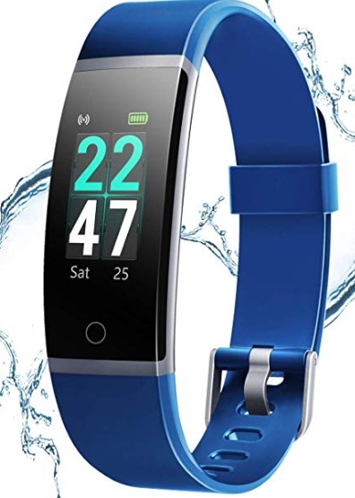 The Letscom Fitness Tracker watch has a strong battery.