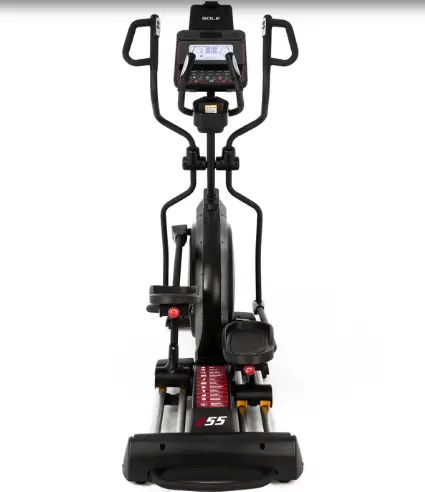 The Sole Fitness E35 elliptical trainer has an easy to read LCD monitor.