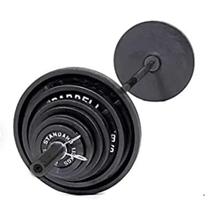 Cap Barbell 300-lb Cast Iron Olympic Weight Set