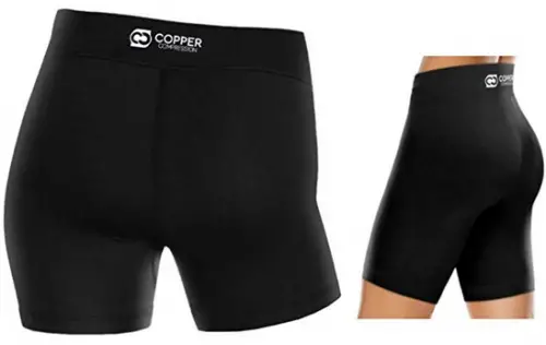 image of Copper Compression shorts for women