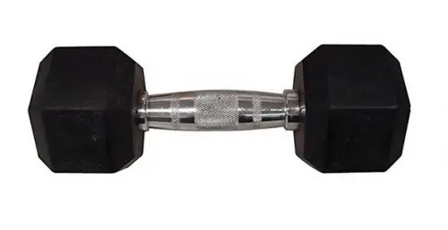 Rubber Hex Dumbbell