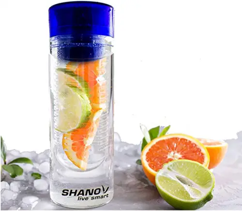 SHANO Live Smart Fruit Infused Water Bottle