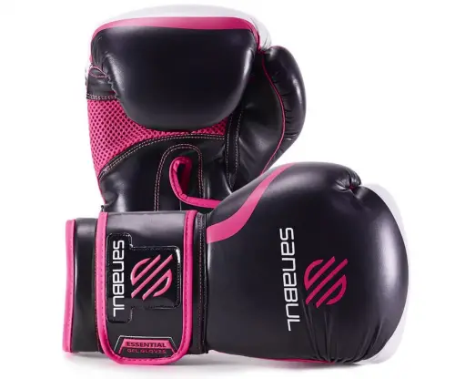 Sanabul Essential Gel Boxing Kickboxing Punching Bag Gloves