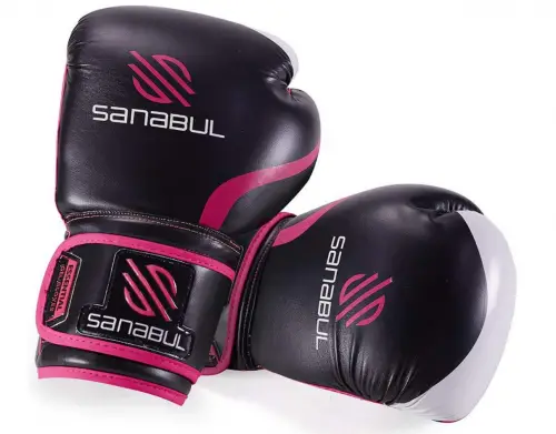 Sanabul Essential Gel Boxing Kickboxing Punching Bag Gloves Side