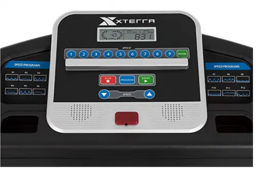 XTERRA Fitness TR150 Folding Treadmill display