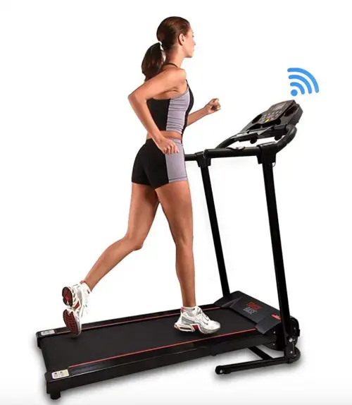 SereneLife SLFTRD18 - Smart Folding Compact Treadmill