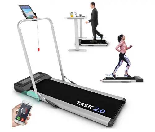 Bluefin Fitness TASK 2.0 2-in-1 Folding Under Desk Treadmill