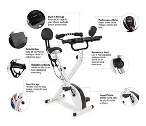 FitDesk Exercise Bike specs