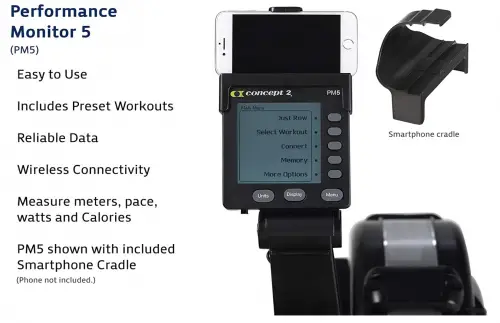 Concept2 Model D Indoor Rowing Machine display