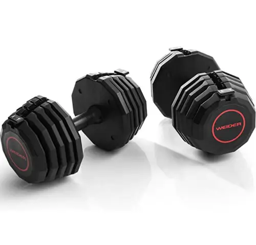 Weider Select-A-Weight dumbells