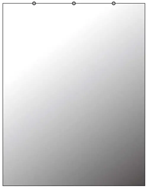 Toppay Wall-Mounted Activity Mirror with Flat Polished Edge, 48” x 32”