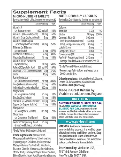 Vitabiotics Perfectil Skin Multivitamin 2