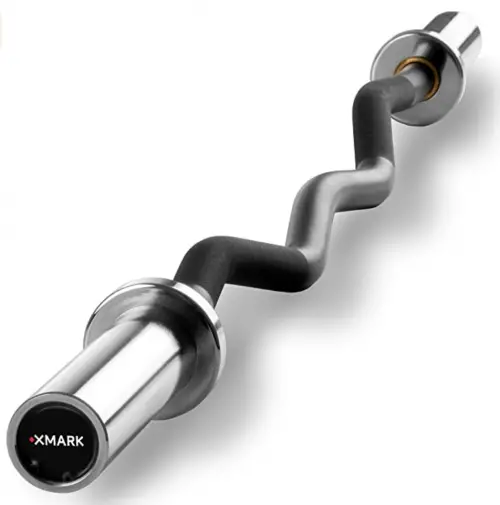 XMark Fitness 28mm Olympic EZ Curl Bar