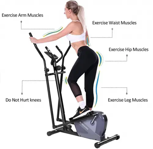 MaxKare Exercise Bike Cardio Training Elliptical Trainers 2