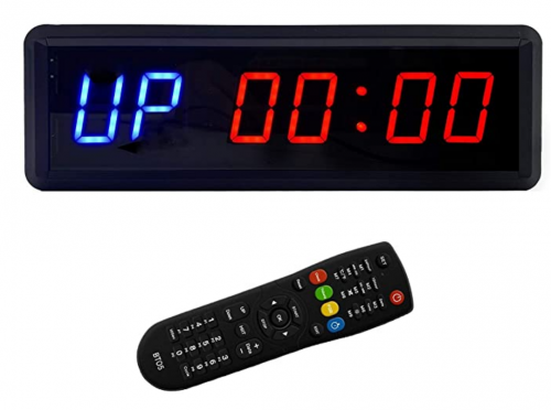 BTBSIGN LED Interval Timer Count Down/Up Clock Stopwatch with Remote for Home Gym Fitness