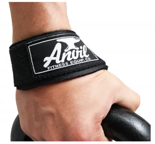 "Anvil Fitness Lifting Straps - Weightlifting Hand Bar Wrist Support Hook Wraps