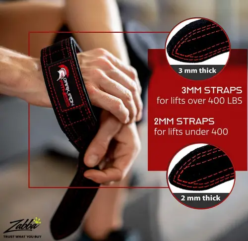 Dark Iron Fitness Weight Lifiting Straps Lifitng Strap Wrist Straps