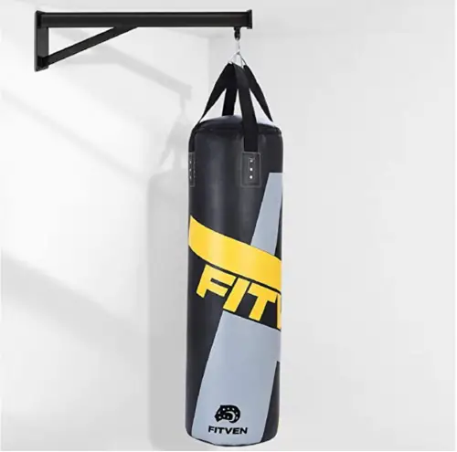 FITVEN Punching Bag with Wall Bracket