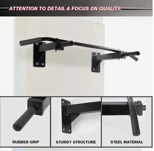 RitFit Wall Mounted Chin-Up Bar