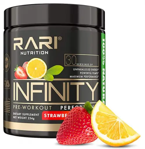 RARI Nutrition - Infinity Preworkout - 100% Natural Pre Workout Powder