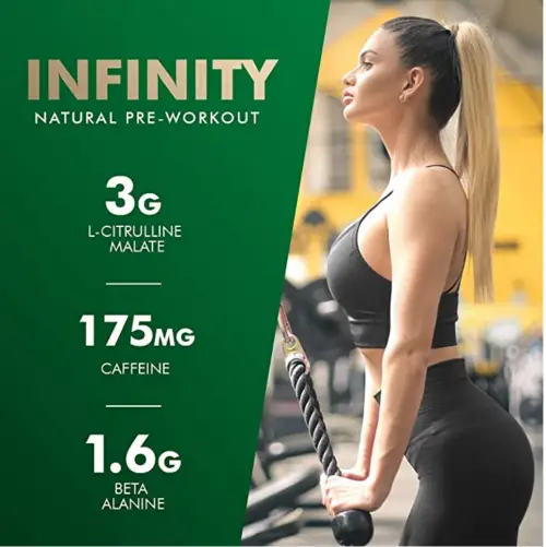 RARI Nutrition - Infinity Preworkout - 100% Natural Pre Workout Powder