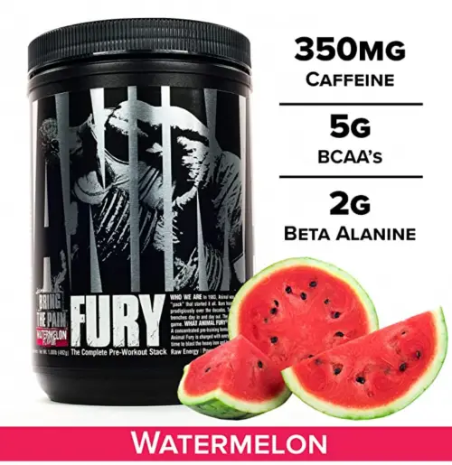 Animal Fury - Pre Workout Powder Supplement for Energy and Focus