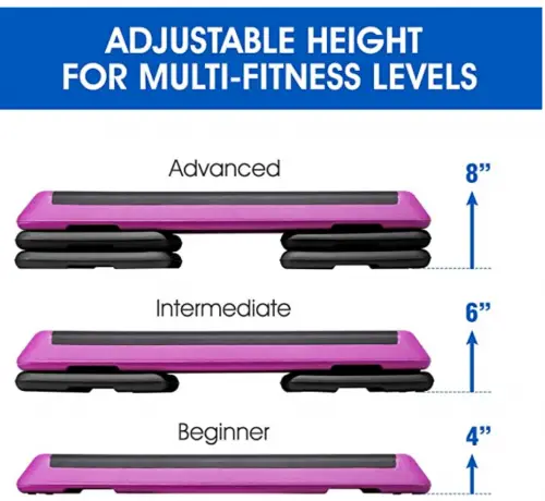 Yes4All Adjustable Aerobic Step Platform