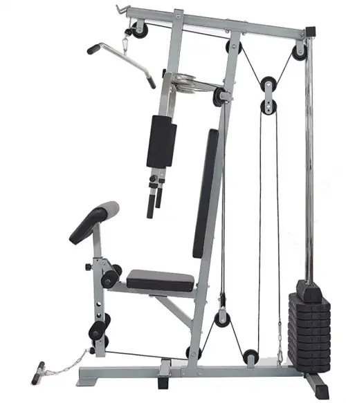 Sporzon Home Gym System Workout Station with 330LB of Resistance